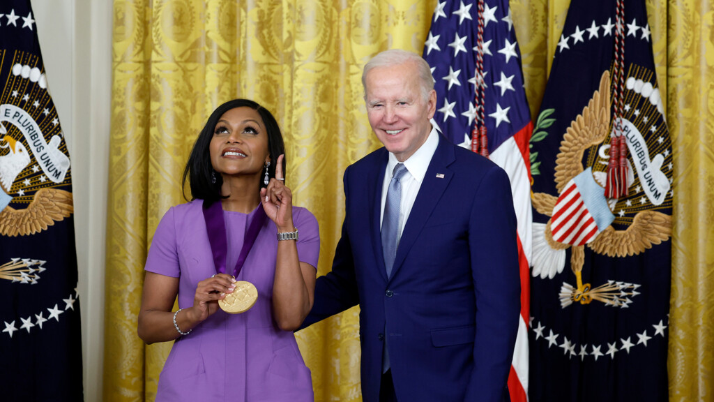 Mindy Kaling Honors Late Mother After Receiving A National Medal Of The Arts