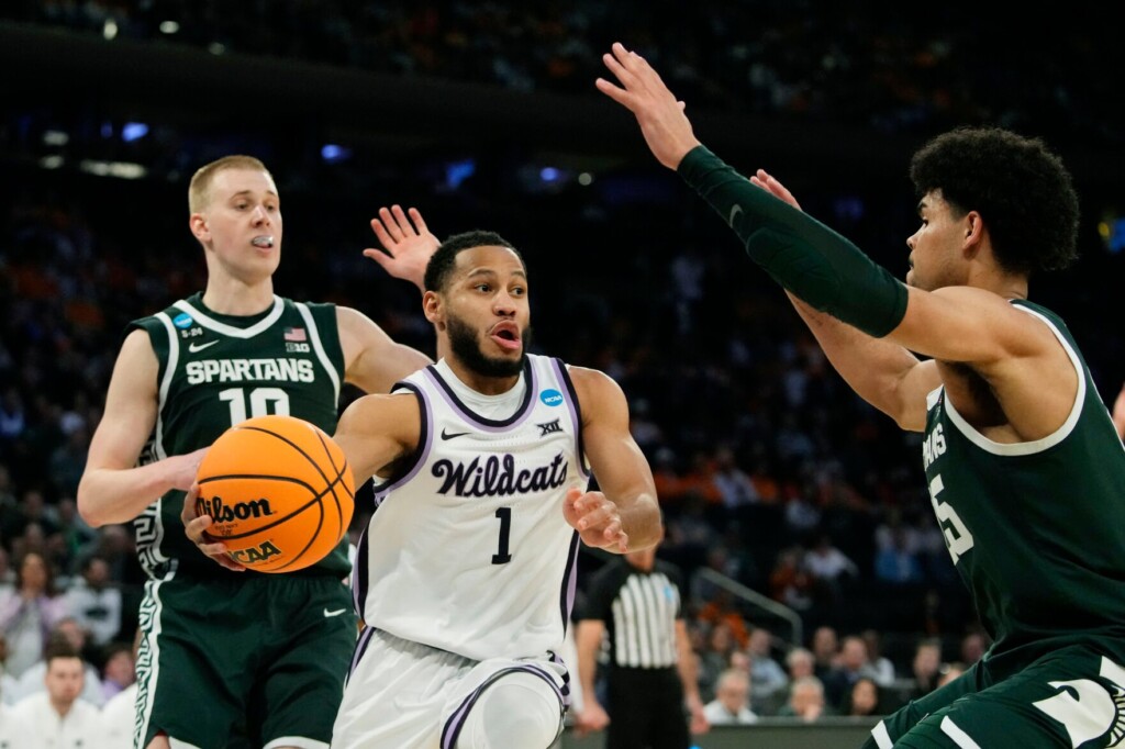 Nowell Breaks Ncaa Tournament Assist Record, Kansas St. Tops Michigan St In Ot