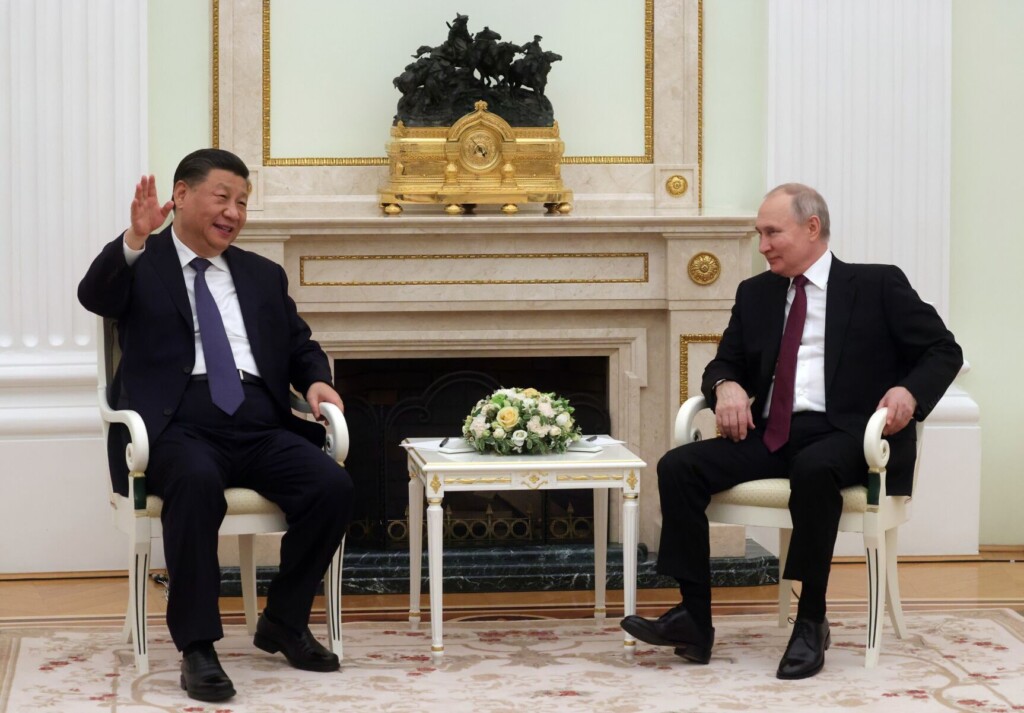 Putin Welcomes China’s Xi To Kremlin Amid Ukraine Fighting