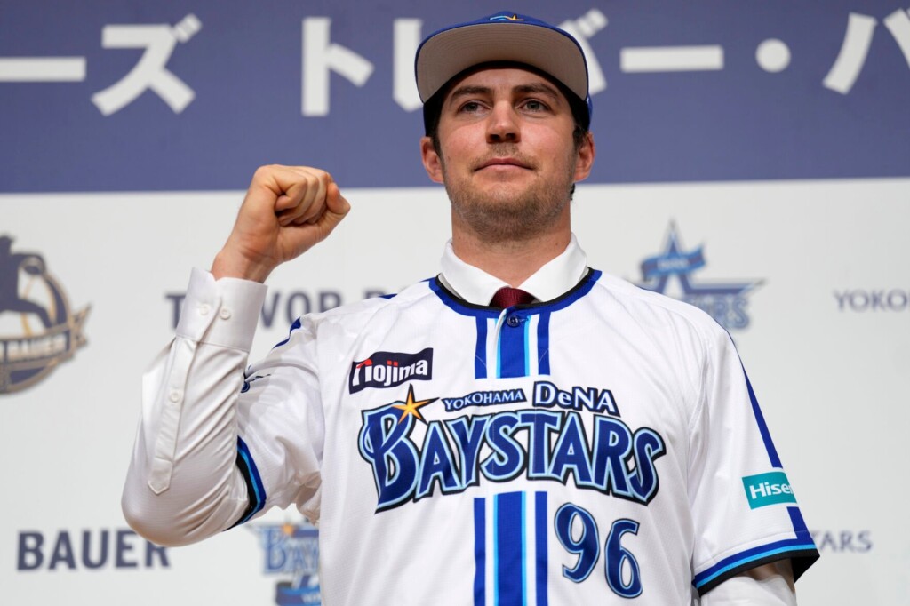 Trevor Bauer, Shunned By Mlb, Introduced By Japanese Team