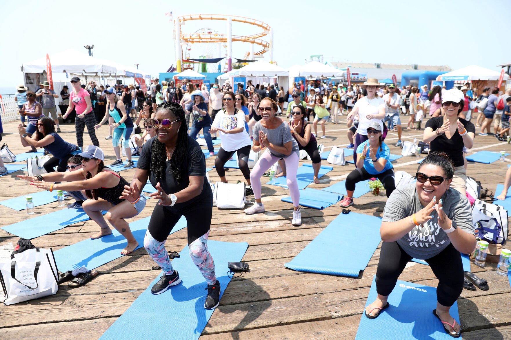 <p>At a WW GOOD wellness festival powered by Weight Watchers "WW" on the Santa Monica Pier on August 11, 2018, Los Angeles residents engage in a movement and meditation series ("LIFTED") led by Celebrity Fitness Instructor Holly Rilinger. WW International, better known as WeightWatchers, is buying telehealth platform Sequence, giving its members access to a program that offers prescriptions to obesity medications. Shares of WW International Inc. jumped nearly 12% before the market open on Tuesday, March 7, 2023. (Matt Sayles/AP Images for Weight Watchers)</p>
