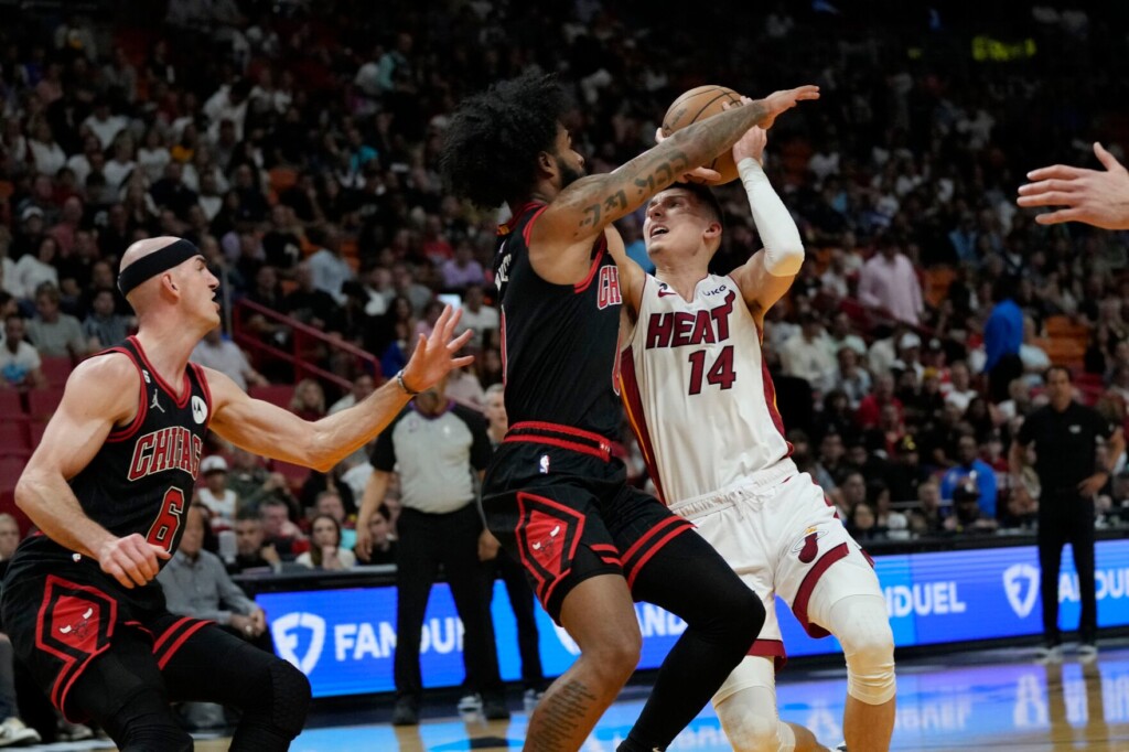 Heat Eliminate Bulls 102 91, Will Face Bucks In Round 1