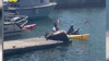 Sunbathing Sea Lion Sends Kayakers Overboard In California