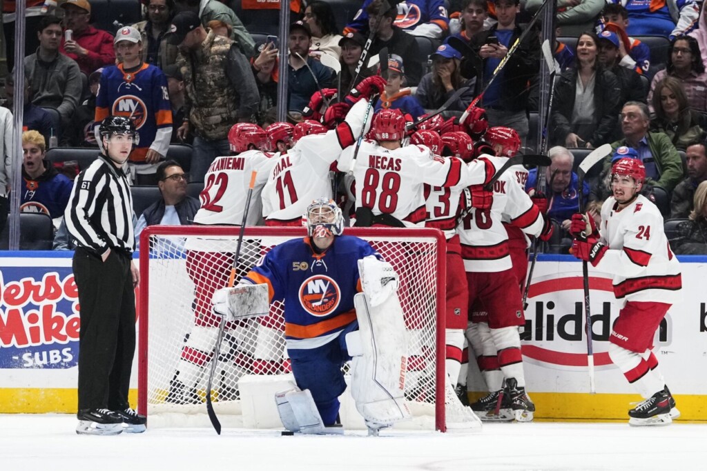 Canes Oust Islanders In Ot
