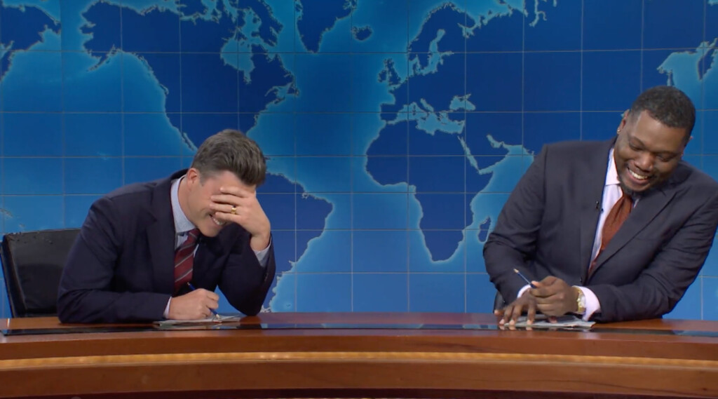 Michael Che Pranks Colin Jost On ‘saturday Night Live’ Weekend Update For April Fool’s