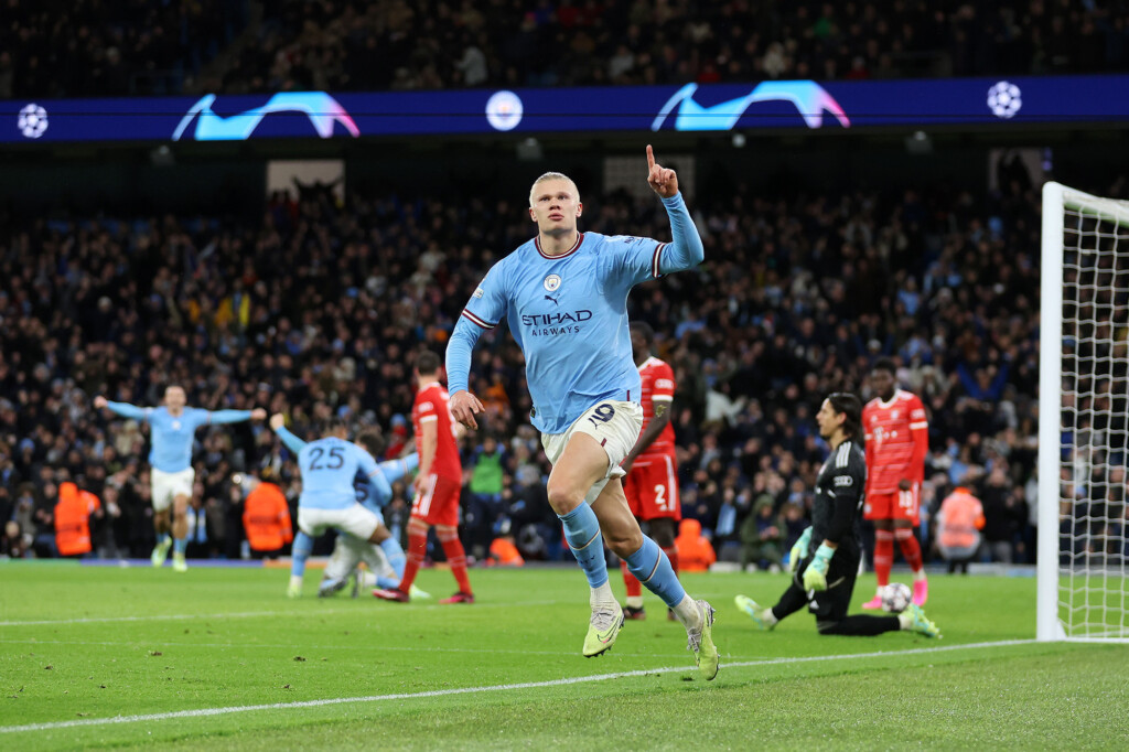 Erling Haaland Breaks Another Scoring Record As Manchester City Humbles Bayern Munich In The Champions League