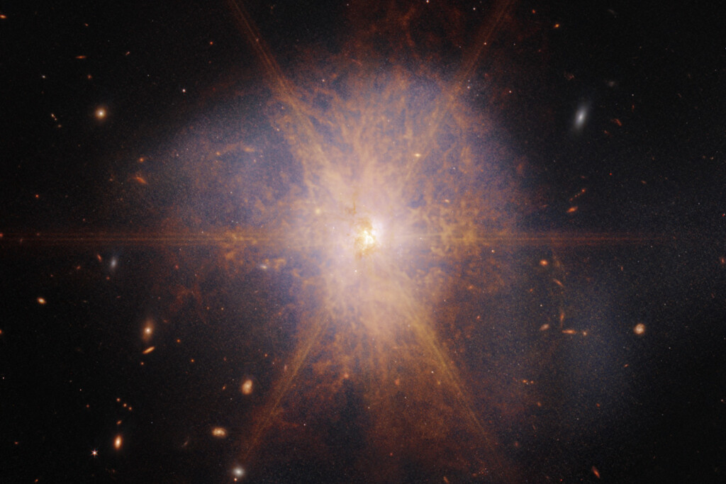 Webb Telescope Witnesses Dazzling Burst Of Star Formation