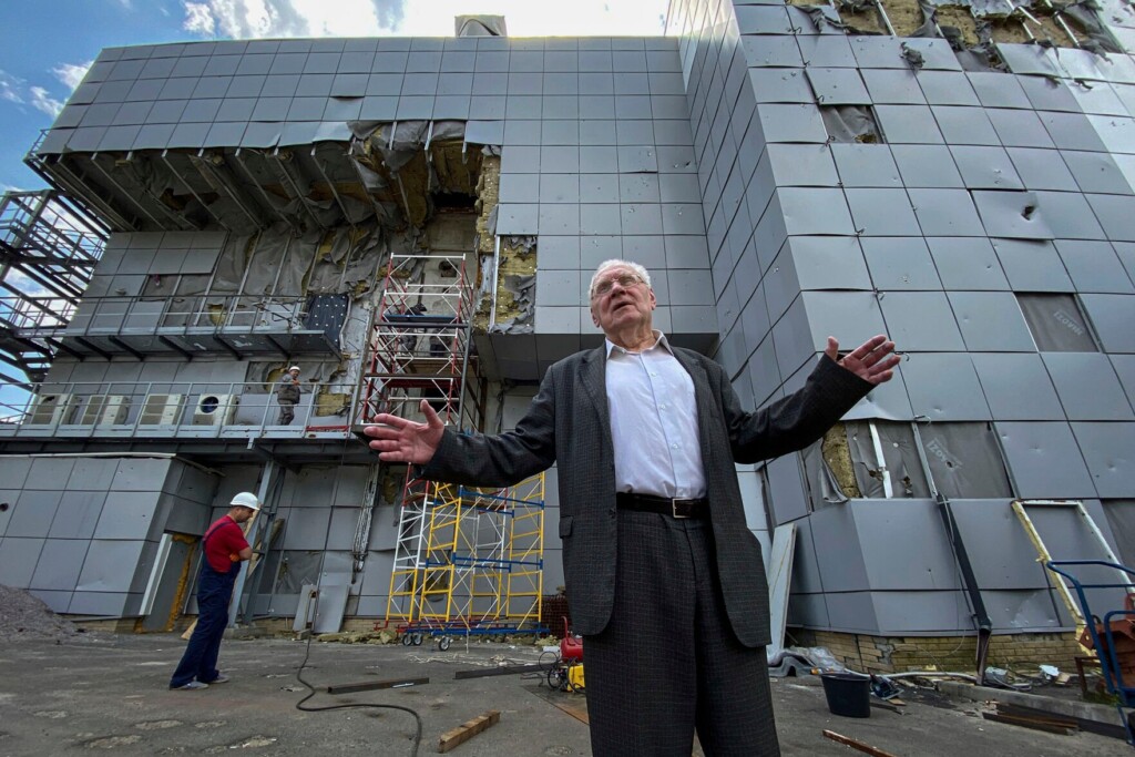 Staff At Ukraine’s Experimental Nuclear Site Pick Up Pieces From Russian Strikes