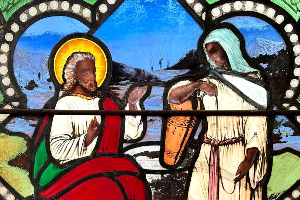 Stained Glass Window With Depiction Of Dark Skinned Jesus Stirs Debate On Race