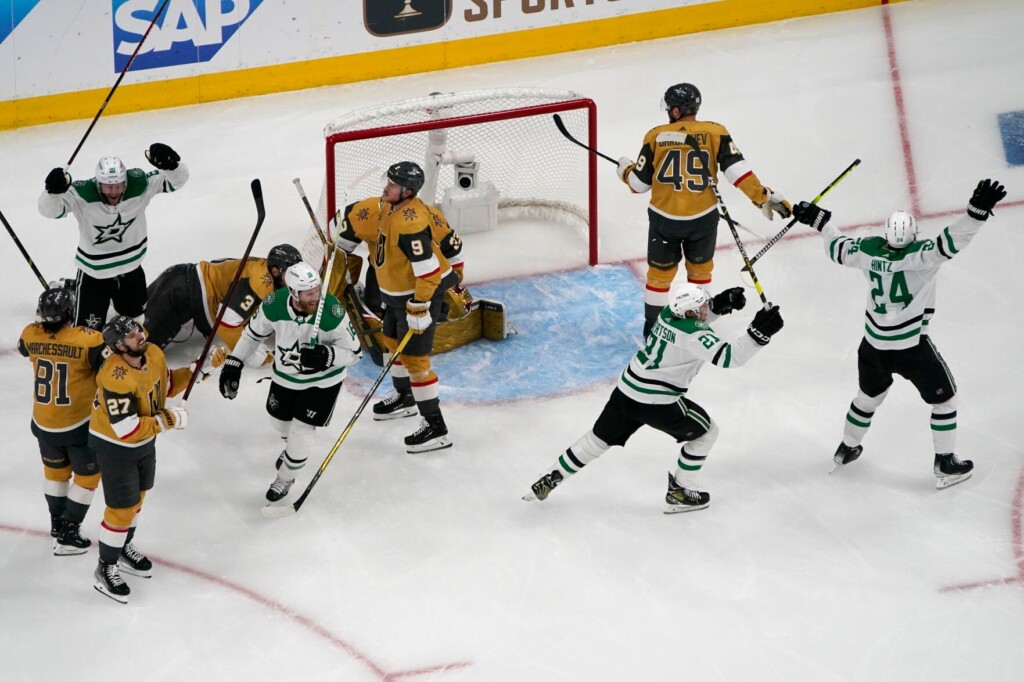 Dellandrea Scores Twice In 3rd, Stars Stay Alive In West Finals