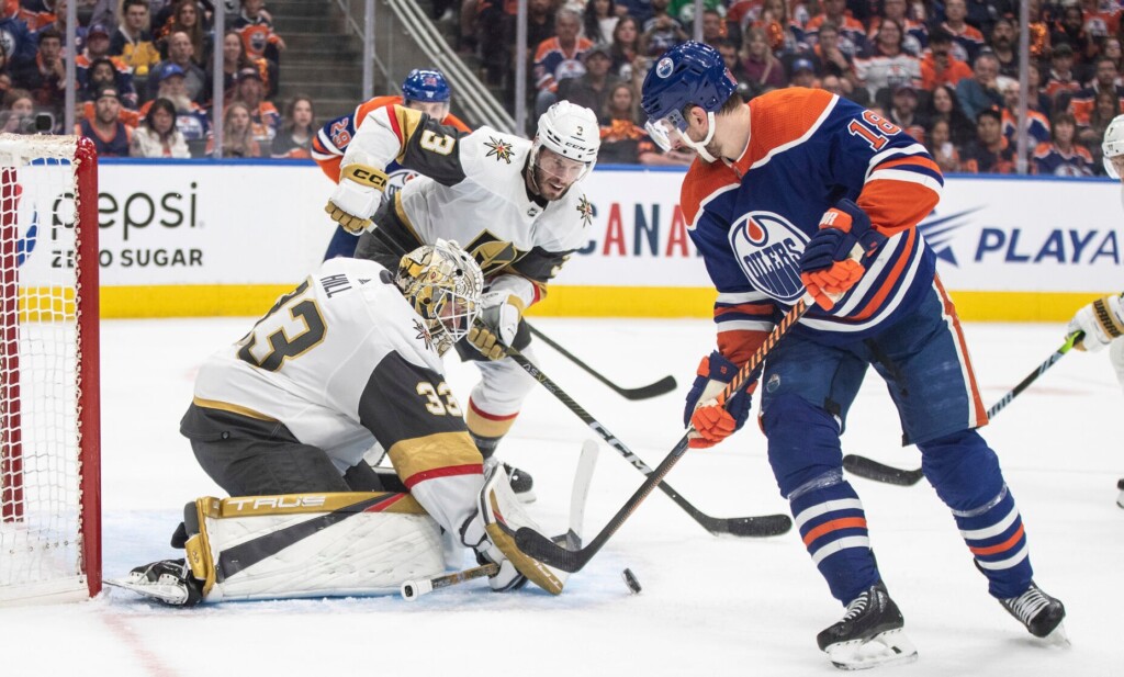 Marchessault’s Hat Trick Lifts Knights Past Oilers And Into West Finals