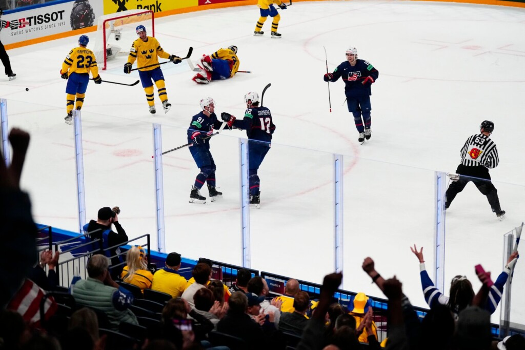 Us Beats Sweden In Ot At Ice Hockey Worlds