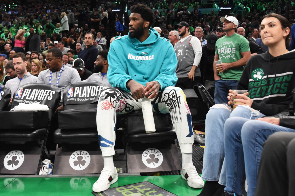 James Harden Scores 45 Points To Lift Joel Embiid Less Philadelphia 76ers Past Boston Celtics In Game 1
