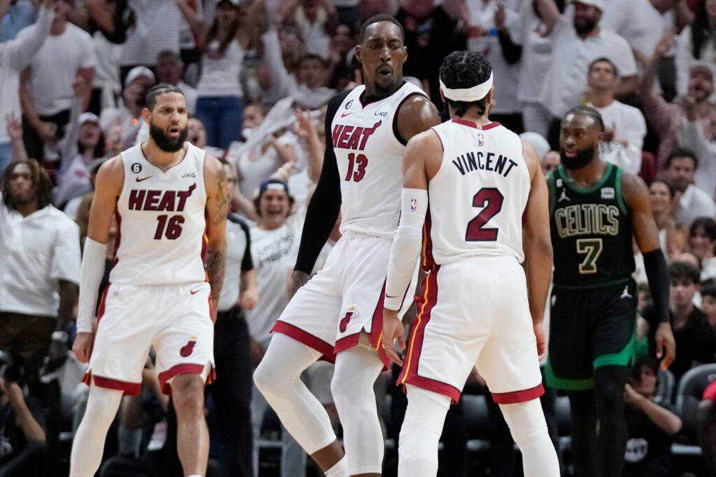 Heat Roll Past Celtics, Take 3 0 Lead In East Finals