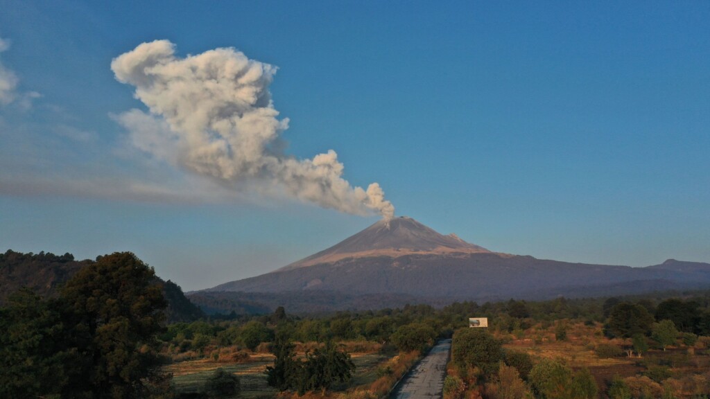 Popocatepetl Volcano Emitting Less Ash, Says Mexican President