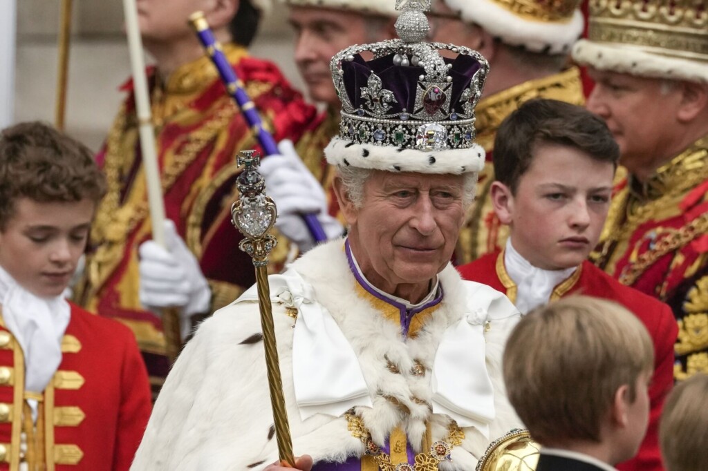 King Charles Iii Crowned With Regal Pomp, Cheers And Shrugs