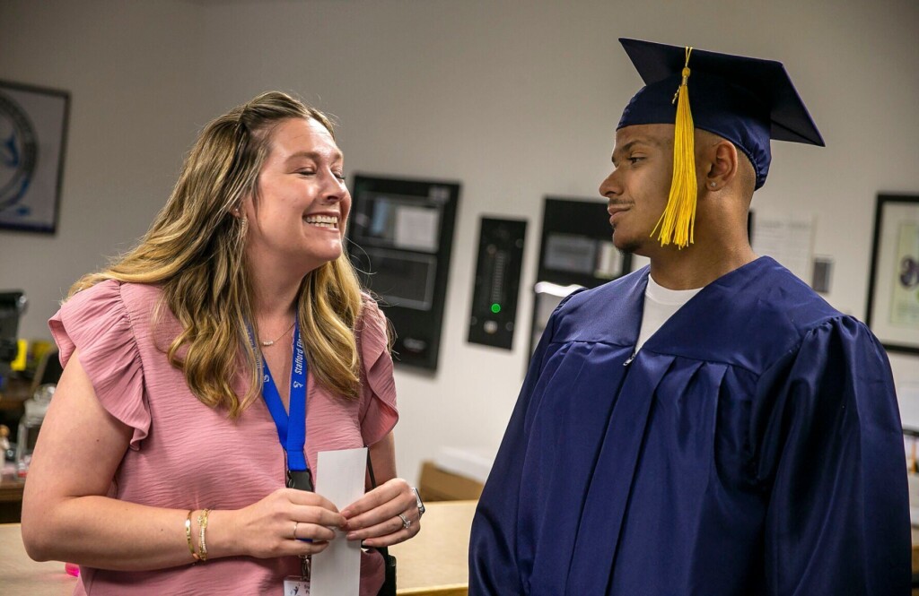 A Virginia High School Senior Visited His Kindergarten Teacher Every Year. Saturday She Watched Him Graduate.