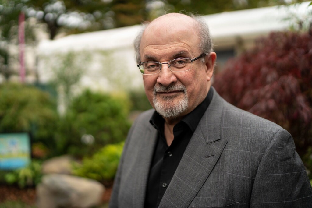 Salman Rushdie Warns Free Expression Is Under Threat In A Rare Public Speech