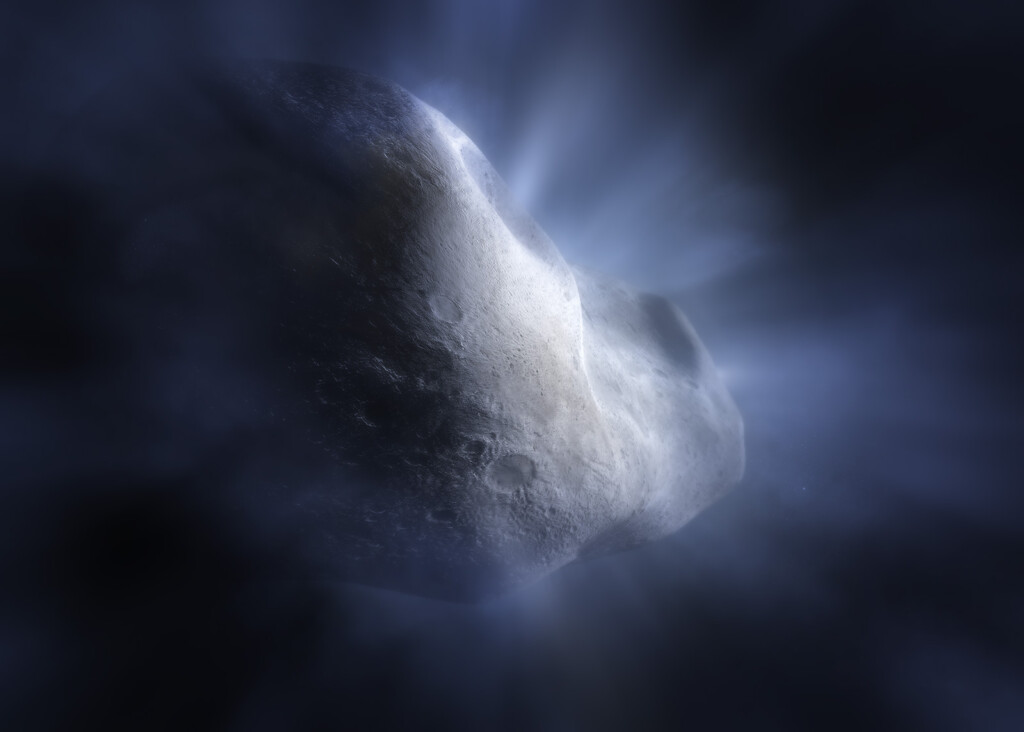 Webb Telescope Spots Water In Rare Comet