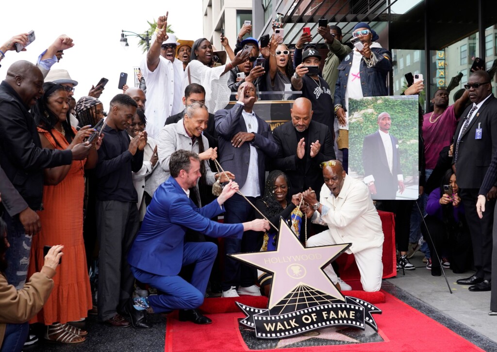 Tupac Shakur Receives Posthumous Hollywood Walk Of Fame Star