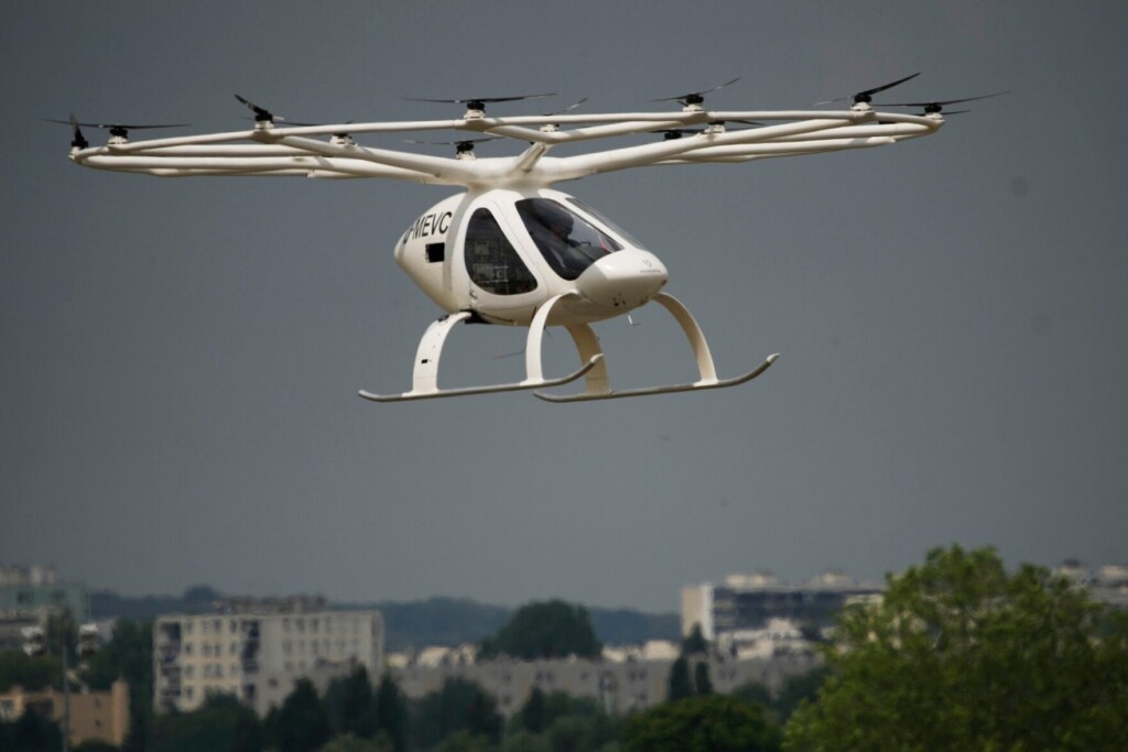 Lean Green Flying Machines Take Wing In Paris, Heralding Transport Revolution