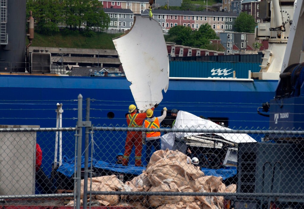 Debris From The Implosion Of The Titanic Bound Submersible Has Been Returned To Land