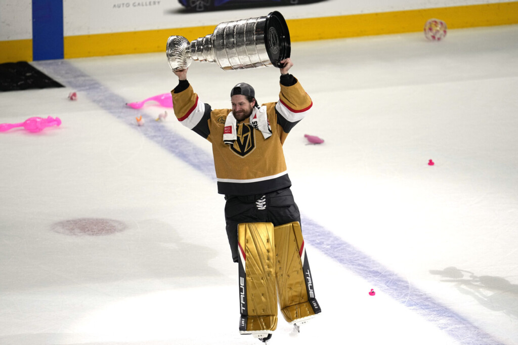 Vegas Golden Knights Re Sign Goalie Adin Hill To A 2 Year Deal On Eve Of Free Agency