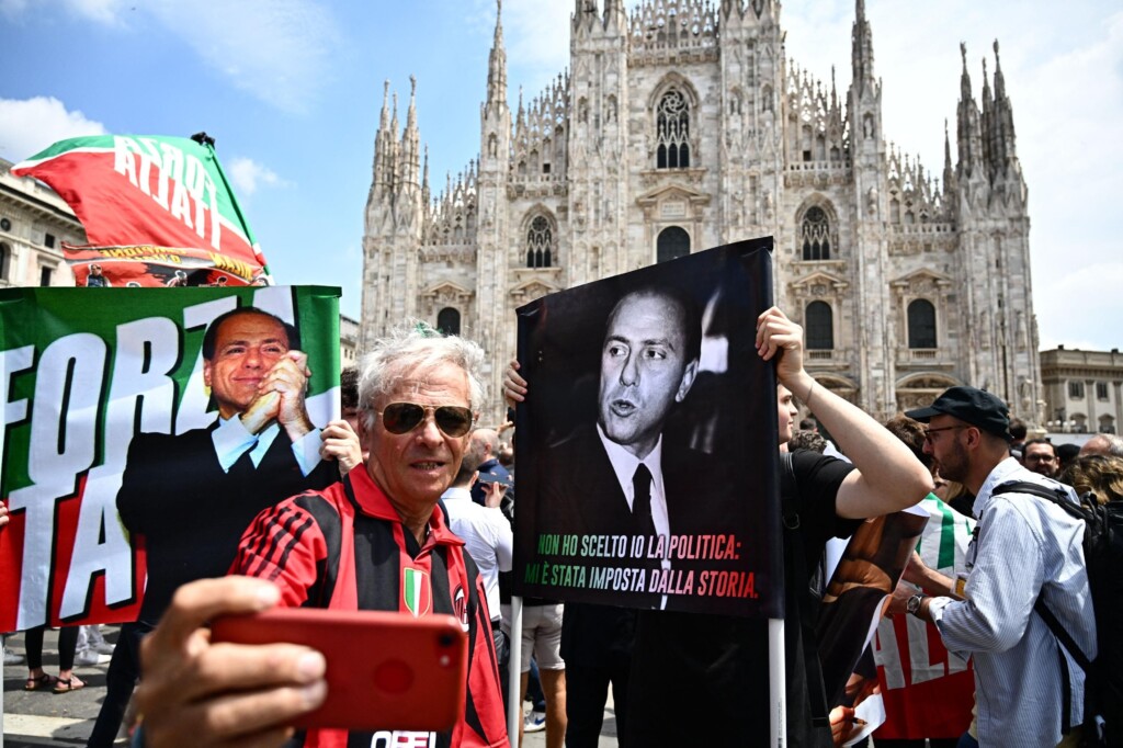 Crowds Gather For Scandal Ridden Former Italian Pm Berlusconi’s State Funeral