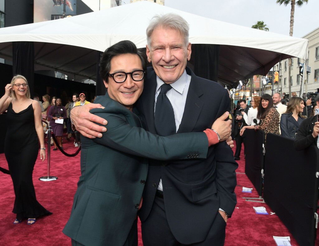 Ke Huy Quan Reunites With Harrison Ford On ‘indiana Jones’ Red Carpet