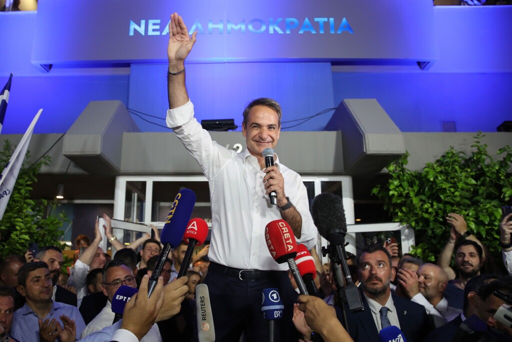 Greek Pm Kyriakos Mitsotakis Wins Repeat Election, Securing Clear Parliamentary Majority In Early Results