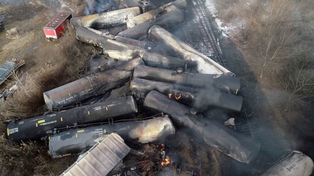 Experts Question Decision To Vent And Burn Toxic Vinyl Chloride From Derailed Tankers In East Palestine, Ohio