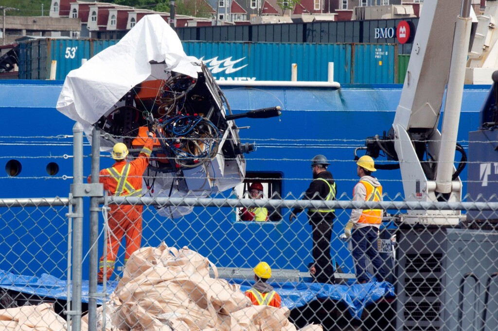 Large Pieces Of The Doomed Titan Submersible Arrive In Canada