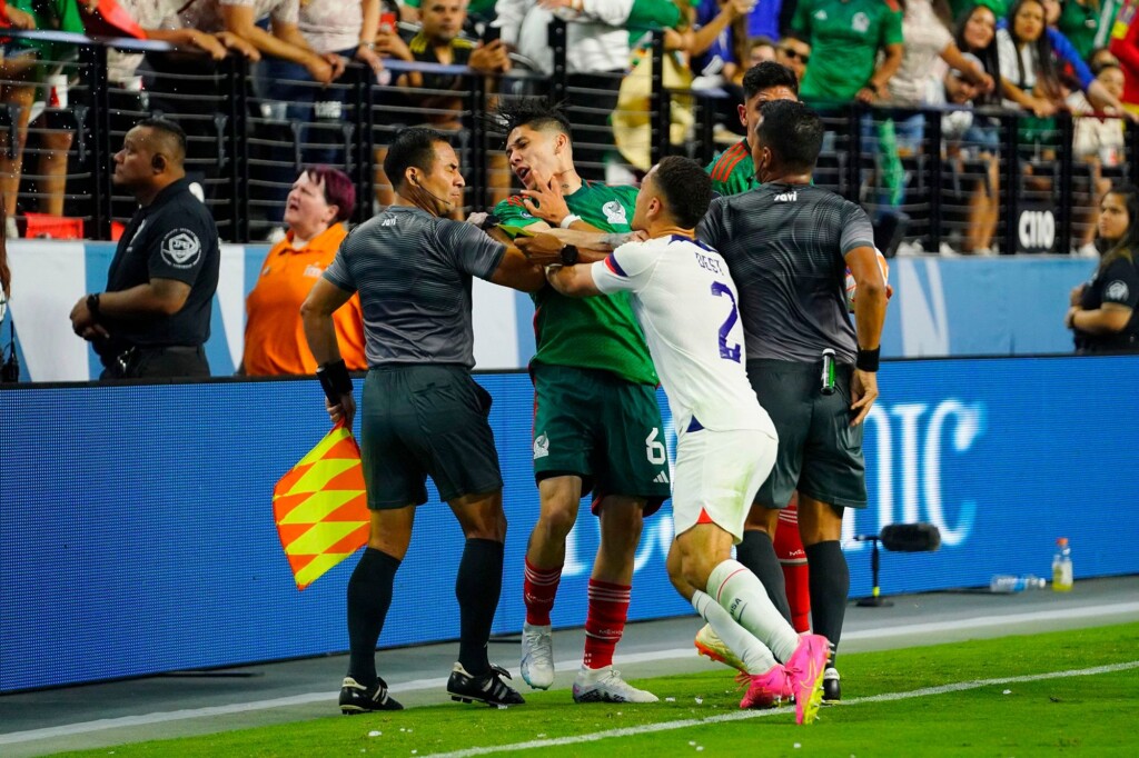 Fiery Soccer Game Between Us And Mexico Ends Early Amid Homophobic Chants