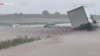 Flash Floods On Texas Highway Leaves Motorists Stranded