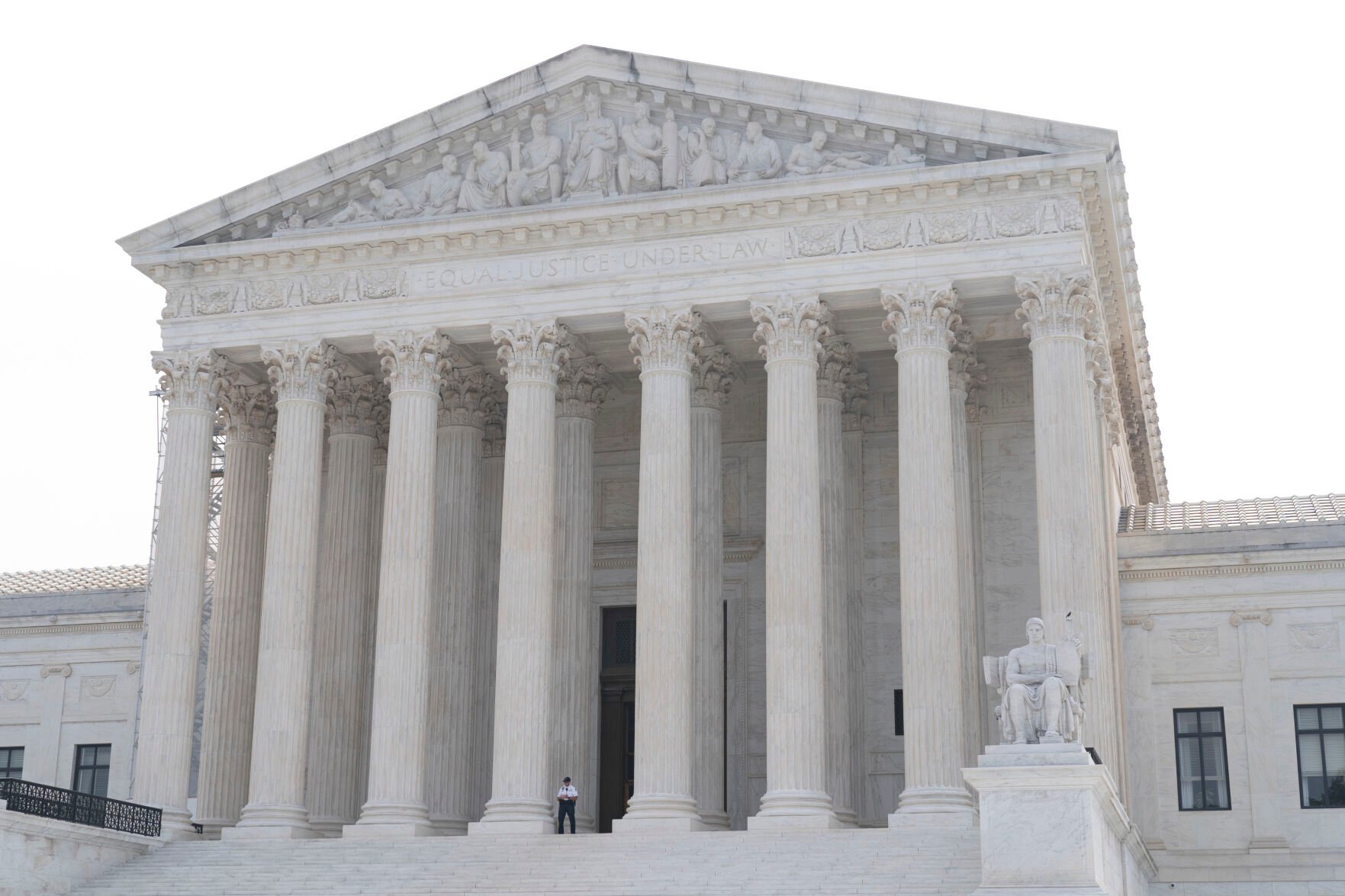 <p>The Supreme Court is seen, Friday, June 30, 2023, as decisions are expected in Washington. (AP Photo/Jacquelyn Martin)</p>
