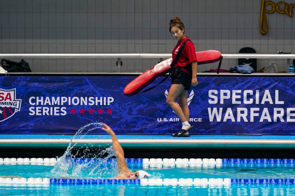 Column: A Salute To Lifeguards, Who Are Even Needed At The Olympic Pool