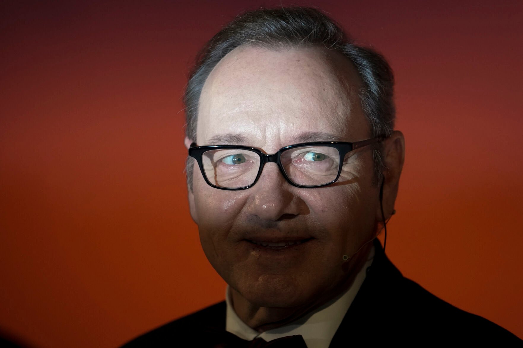<p>FILE - Actor Kevin Spacey smiles upon his arrival at the National Museum of Cinema in Turin, Italy, Monday, Jan. 16, 2023. Double Academy Award-winner Kevin Spacey goes on trial in London this week, accused of sexual offenses against four men in Britain. Spacey, 63, faces a dozen charges, which he denies. His trial starts Wednesday at Southwark Crown Court. (AP Photo/Luca Bruno, File)</p>