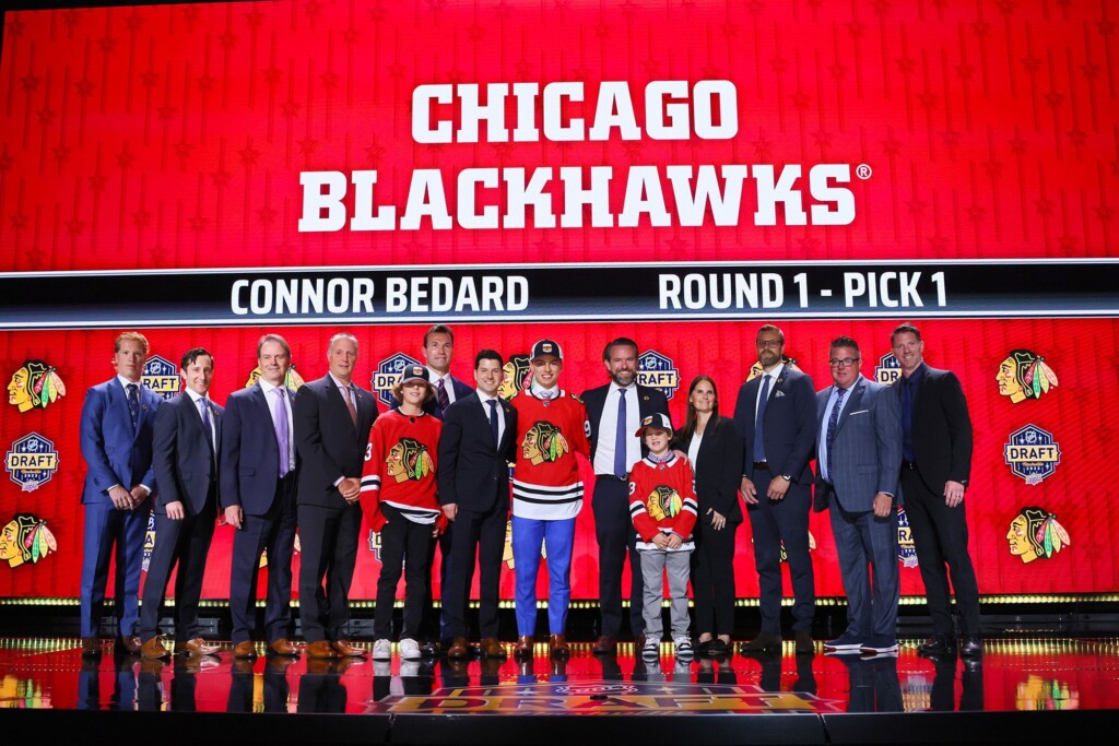 Chicago Blackhawks Select 17 Year Old Connor Bedard With The No. 1 Pick In The Nhl Draft