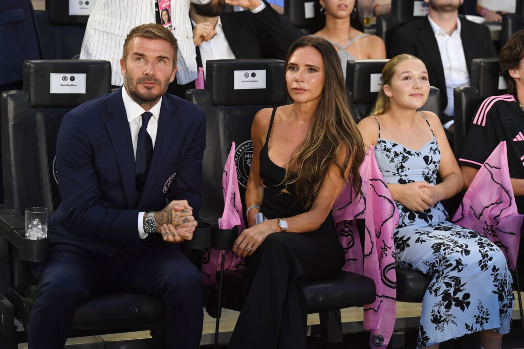 Lebron James And Serena Williams Wowed, David Beckham Close To Tears, As Stars Watch Lionel Messi’s Stunning Debut Winner