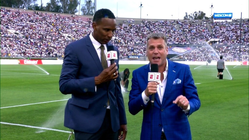 Espn Soccer Analyst Shaka Hislop ‘ok’ After Collapsing On Air Before A Match Between Ac Milan And Real Madrid, Co Host Says