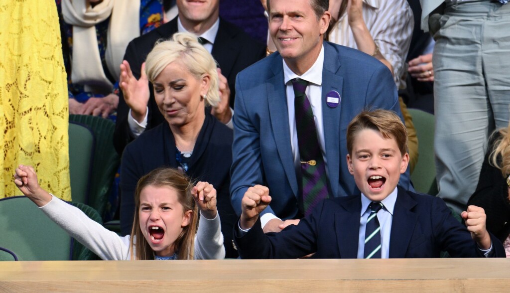 Princess Charlotte And Prince George Have A Ball At Wimbledon Men’s Final