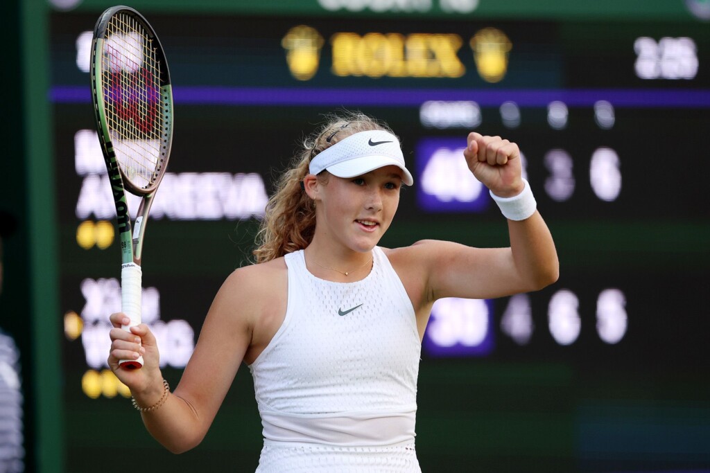 Russian 16 Year Old Mirra Andreeva, Trailed By Netflix Cameras, Reaches Wimbledon Third Round