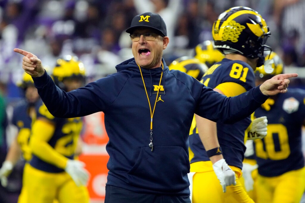Michigan Coach Jim Harbaugh Facing 4 Game Suspension For Breaking Ncaa Rules, Ap Source Says