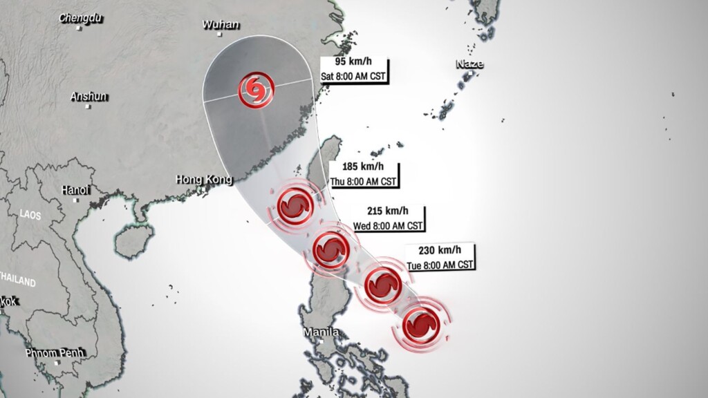 Forecasters Warn Typhoon Doksuri Poses Risk To Philippines, Taiwan, Hong Kong And China