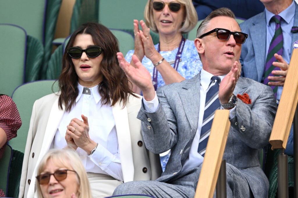 Brad Pitt Among Stars At Wimbledon For Men’s Final