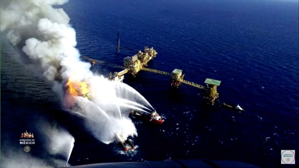At Least Six Injured In Oil Platform Fire In Gulf Of Mexico