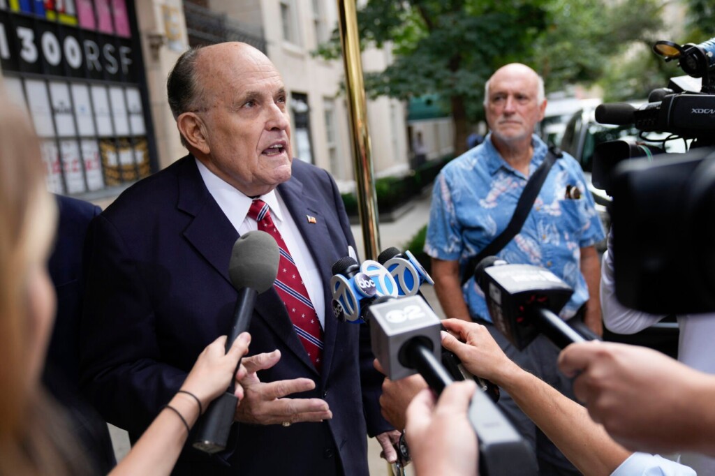 Giuliani Turns Himself In On Georgia 2020 Election Charges After Bond Is Set At $150,000