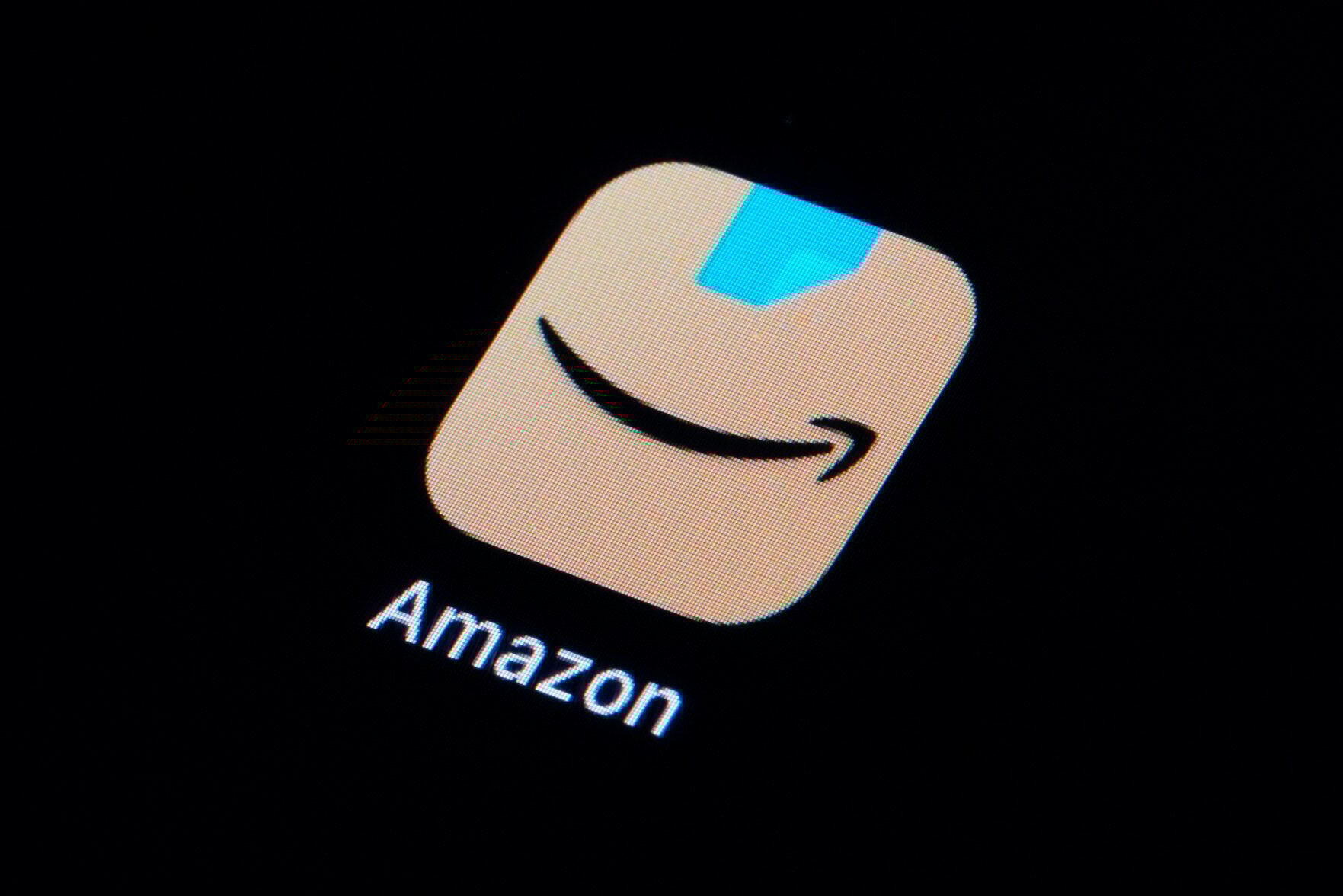 <p>The Amazon app icon is seen on a smartphone, Tuesday, Feb. 28, 2023, in Marple Township, Pa. Google, Facebook, TikTok and other Big Tech companies operating in Europe are facing one of the most far-reaching efforts to clean up what people encounter online. (AP Photo/Matt Slocum)</p>