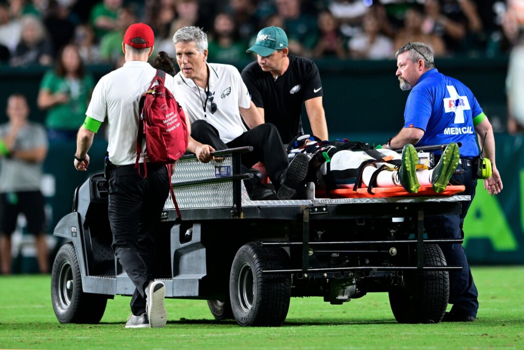 Philadelphia Eagles Players Carted Off After Suffering Neck Injuries Have ‘movement In All Extremities’