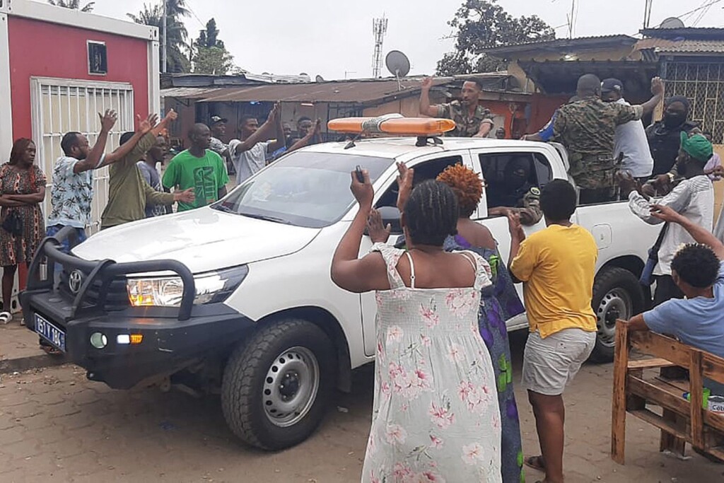 Celebrations In Gabon After Military Officers Announce Seizure Of Power